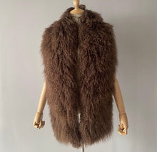 Load image into Gallery viewer, Mongolian Sheep Fur Scarf
