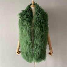 Load image into Gallery viewer, Mongolian Sheep Fur Scarf
